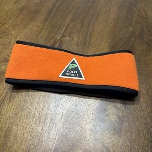 Vintage 90s Polo Sport Fleece Headband Ralph Lauren New With Tags
